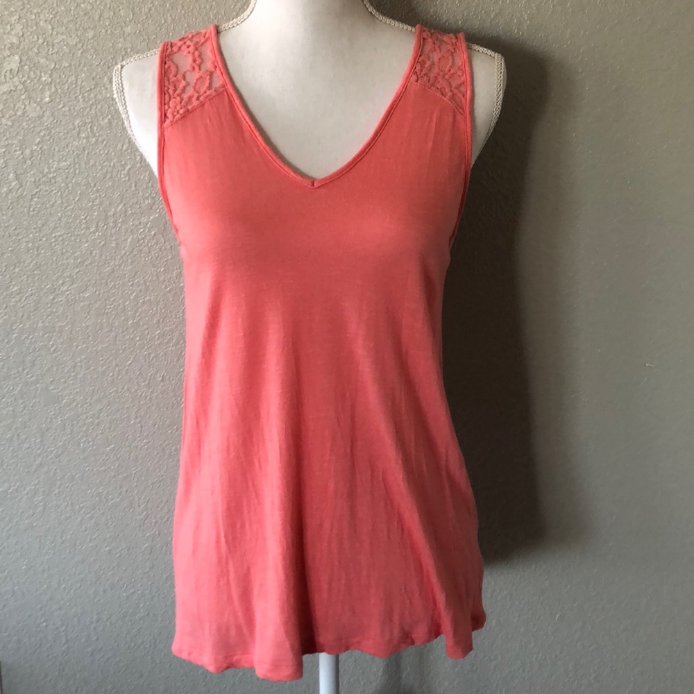 Coral tank top